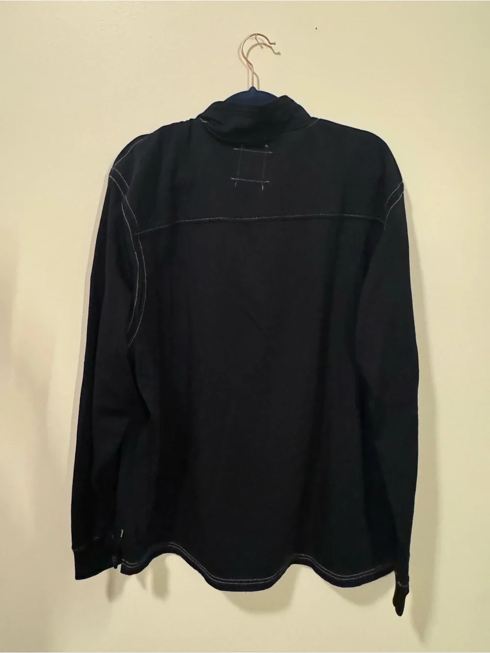 True Grit Black Half-Zip Pullover Sweater